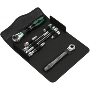 Набір з тріскачкою Wera Kraftform Kompakt Zyklop MS1 Metal/Speed 1/4" 05135949001