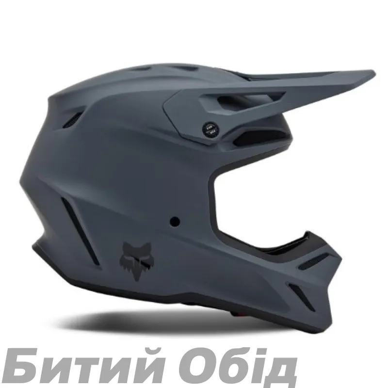 Шлем FOX V3 Helmet - SOLID [Graphite]