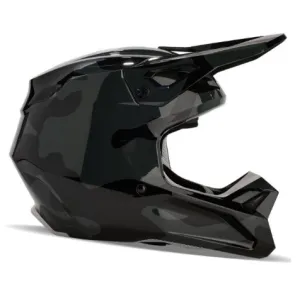 Шлем FOX YTH V1 Helmet - BNKR [Black], YL