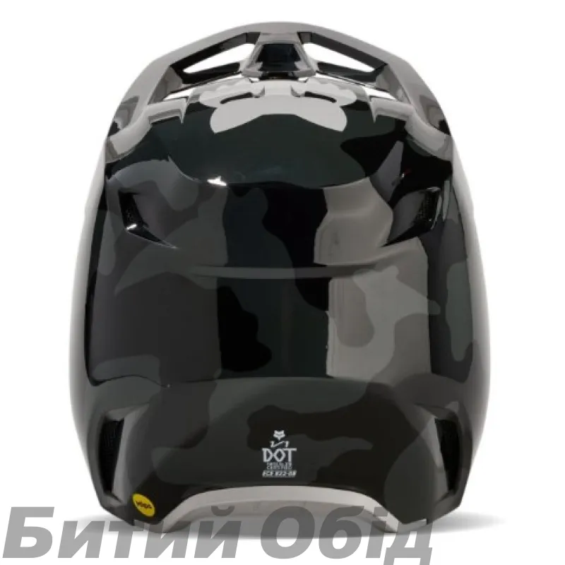 Шолом FOX YTH V1 Helmet - BNKR [Black], YL
