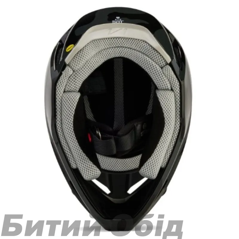 Шолом FOX YTH V1 Helmet - BNKR [Black], YL