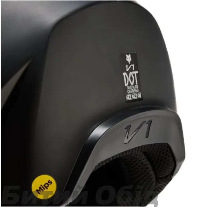 Шолом FOX YTH V1 Helmet - MATTE [Black]