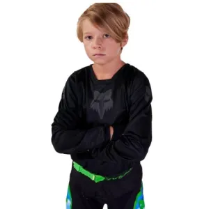Дитяча джерсі FOX 180 Youth Jersey - BLACKOUT [Black], YXL