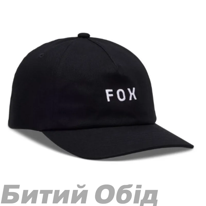 Кепка FOX Adjustable Hat - WORDMARK [Black], One Size