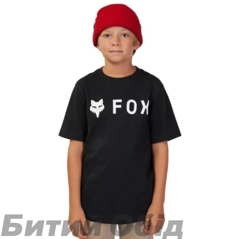 Футболка FOX Youth Short Sleeve Tee - ABSOLUTE [Black]