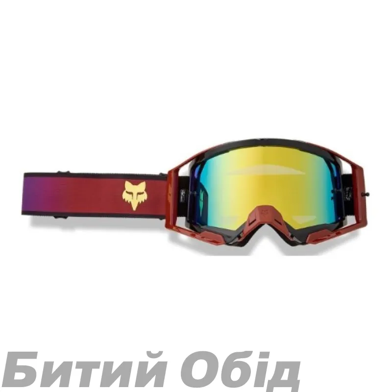 Очки FOX AIRSPACE SPARK Goggle - DRIP [Rust], Mirror Bronz Lens