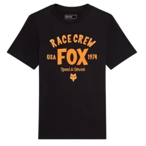 Футболка FOX Youth Short Sleeve Tee - SLOGAN [Black]