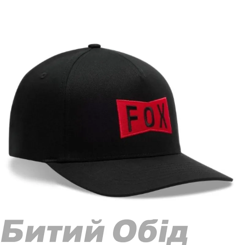 Кепка FOX FlexFit Hat - TYPEFACE [Black]