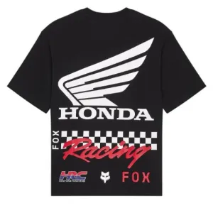Футболка FOX OVERSIZE Short Sleeve Tee - HONDA® [Black]
