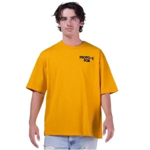 Футболка FOX OVERSIZE Short Sleeve Tee - MOTO-X [Mustard]