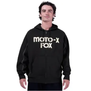 Толстовка FOX Oversize ZIp Hoodie - MOTO-X [Black]