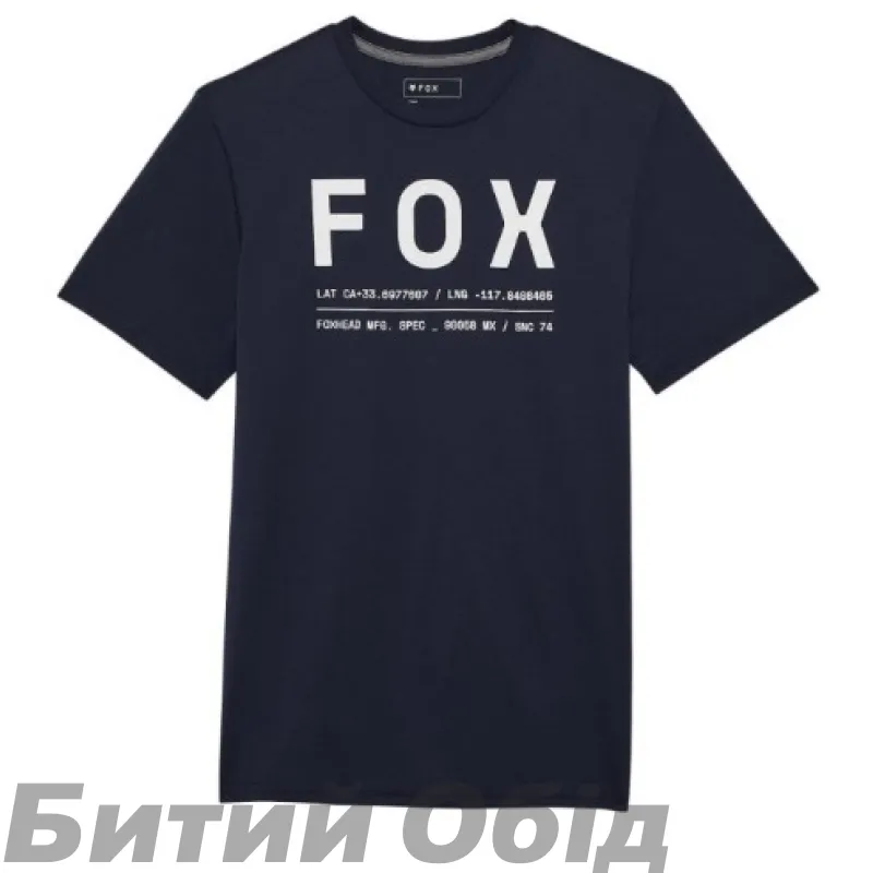 Футболка FOX TECH Short Sleeve Tee - NON STOP [Midnight]