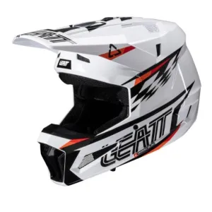 Шлем LEATT Moto 3.5 JR Helmet + Goggle [White], YM