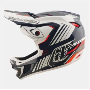 Вело шлем TLD D4 POLYACRYLITE HELMET QUALIFER [BLUE/WHITE]