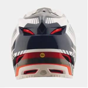 Вело шлем TLD D4 POLYACRYLITE HELMET QUALIFER [BLUE/WHITE]