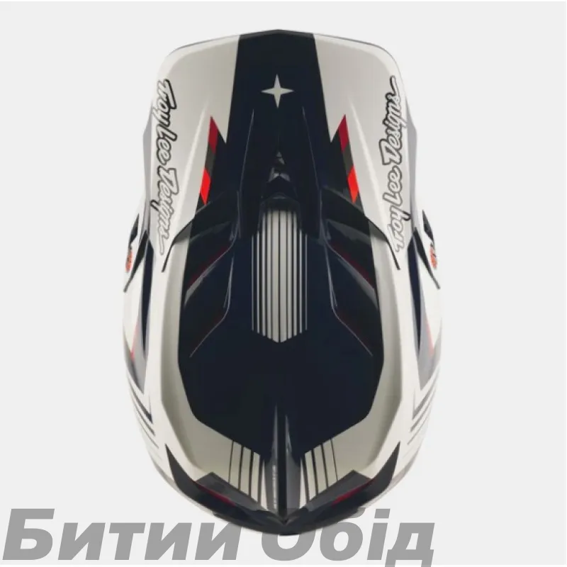 Вело шолом D4 POLYACRYLITE HELMET; QUALIFER [BLUE/WHITE] 