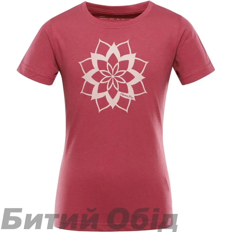 Футболка Alpine Pro ECOMO 2 KTSE507 487PD - бордовий