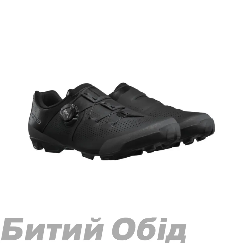 Велообувь Shimano XC302 с широкой колодкой черная