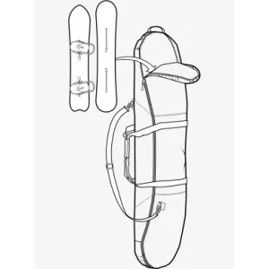 Чохол для сноуборду BURTON BU SPACE SACK'26 safari 