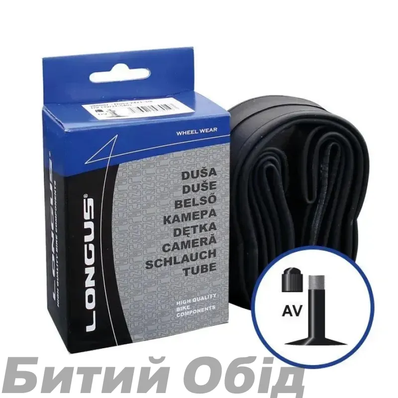 Камера Longus/Chaoyang 700x33/37C AV40 (33/37-622/630)