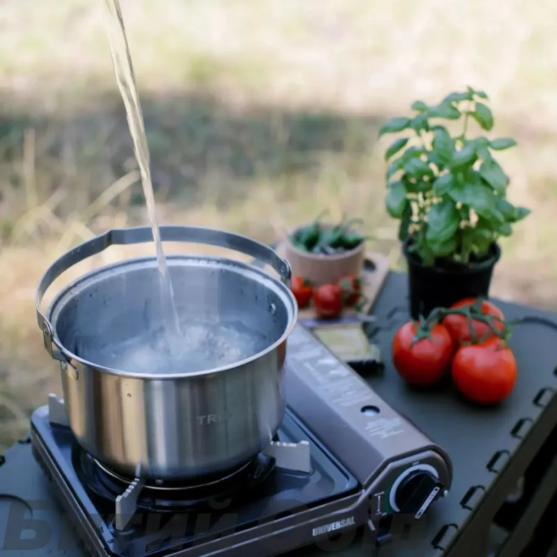 Котелок Tribe Family Pot 3,5 л стальной T-FH-0005-metal