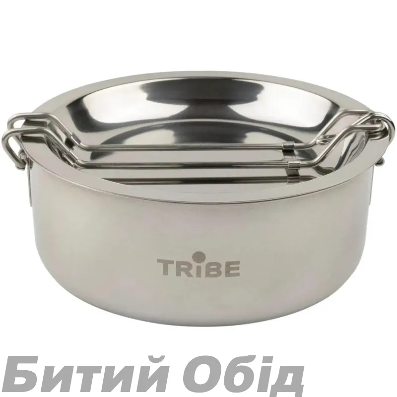 Набор посуды Tribe Tourist Set 1,2 л стальной T-FG-0008-metal
