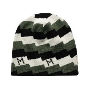 Шапка Aclima Lars Monsen Beanie Jet Black/Nature/Olive Night OneSize