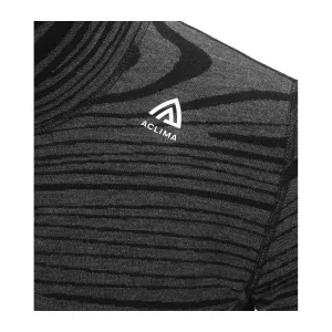 Термокофта муж. Aclima WarmWool 200 Roll Neck M's Black Motion 