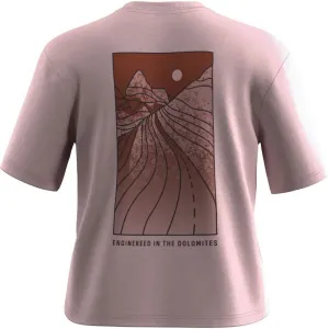 Футболка Salewa EAGLE SUNSET LOOSE T-SHIRT W 29107 6590 - розовый