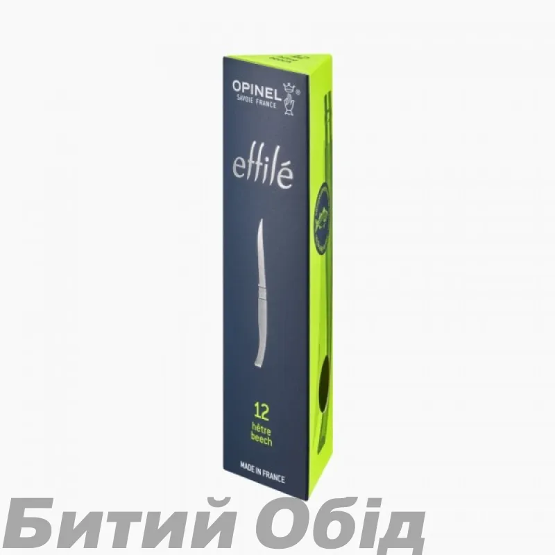 Ніж Opinel №12 Effile, бук natural (002560)