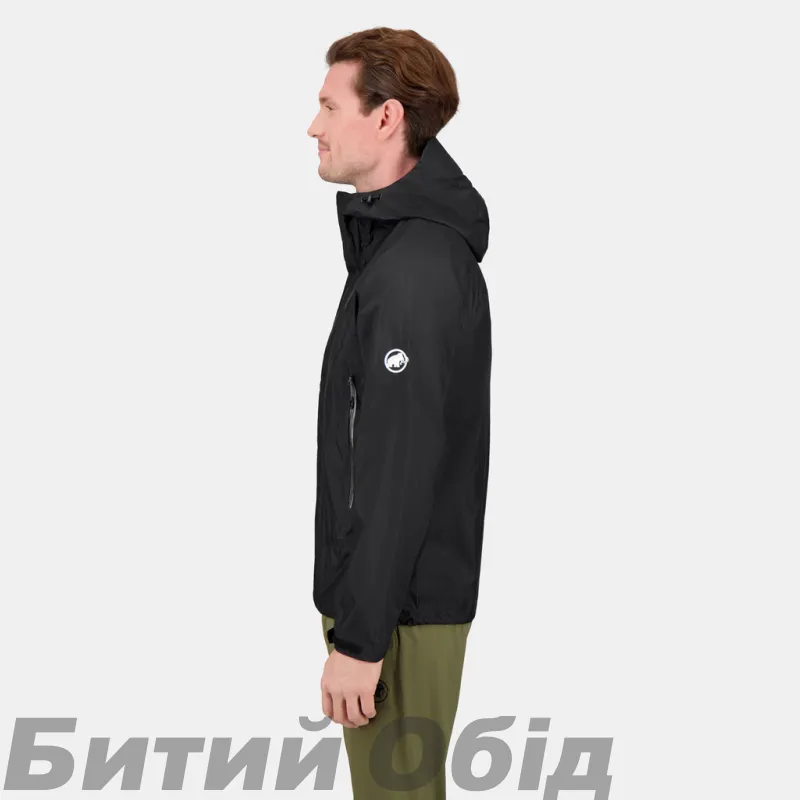 Куртка Mammut Microlayer 2.0 HS Hooded Jacket Men black.