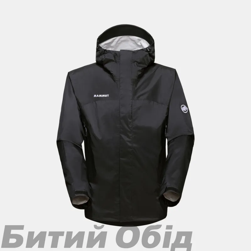 Куртка Mammut Microlayer 2.0 HS Hooded Jacket Men black.