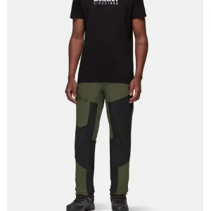 Штаны Mammut Zinal Guide SO Hybrid Pants Men dark marsh-black.