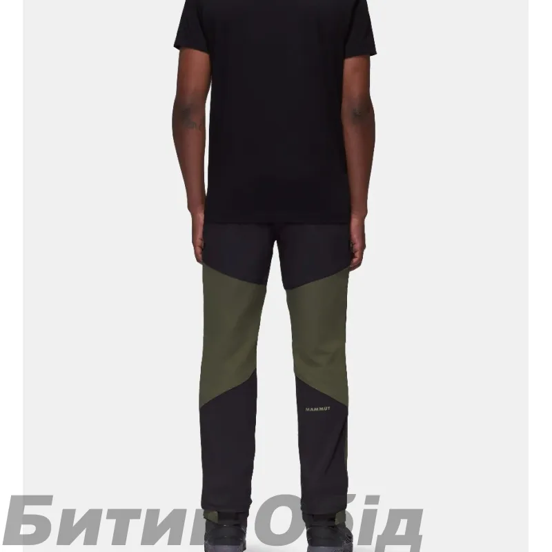Штани Mammut Zinal Guide SO Hybrid Pants Men dark marsh-black.