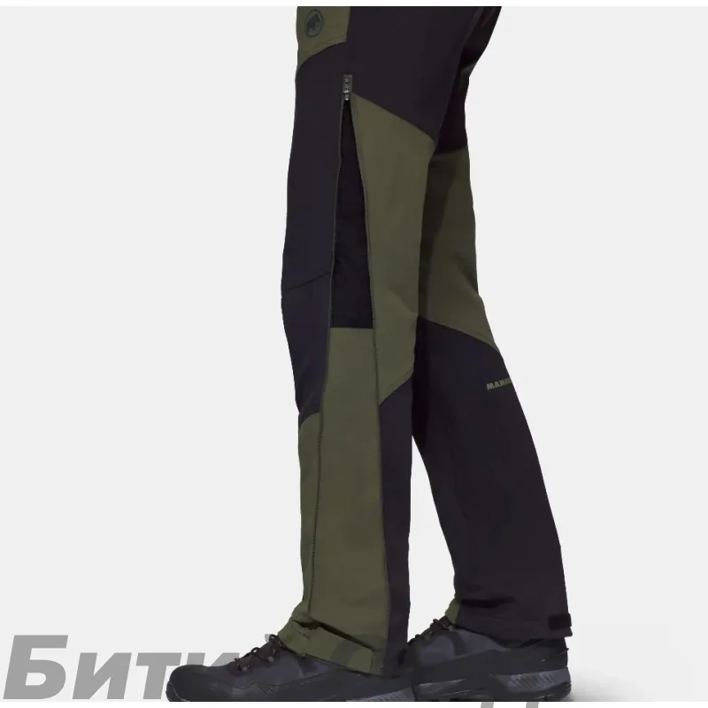 Штани Mammut Zinal Guide SO Hybrid Pants Men dark marsh-black.
