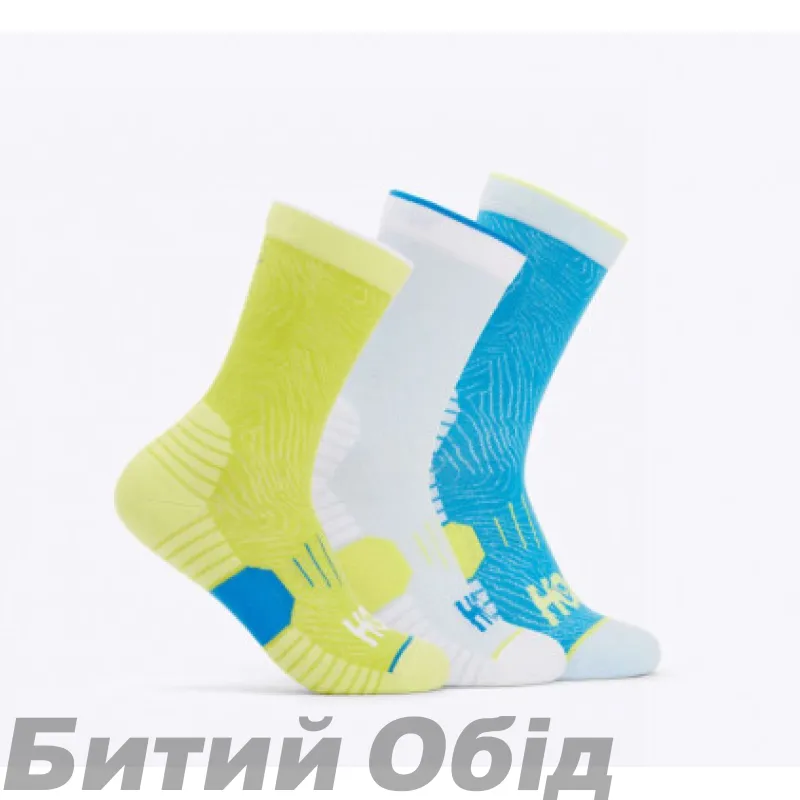 Шкарпетки HOKA CREW RUN SOCK 3-PACK DBIWE 