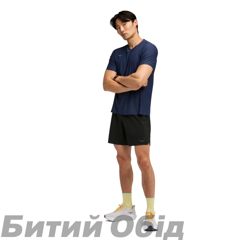Шорти HOKA M GLIDE 7'' SHORT 2IN1 BLK 