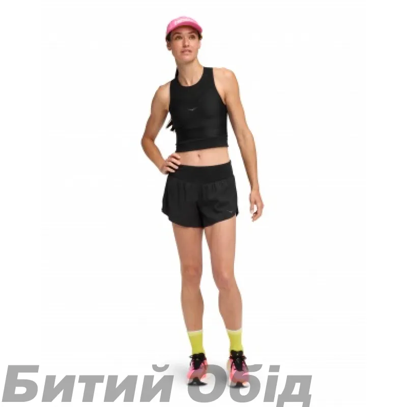 Шорти HOKA W GLIDE 4'' SHORT BLK