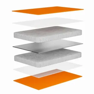 Сидушка надувная Flextail Zero Seat R02, 70 мм, оранжевая