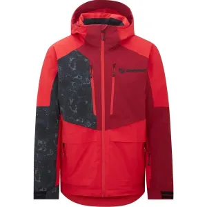 Куртка лыжная Ziener Trivor 2026 red-black foggy print 