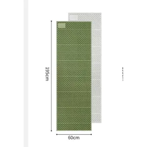 Коврик туристический складной одноместный IXPE Naturehike CNK2450WS044 с алюминиевой пленкой, 195x60x1.8 см