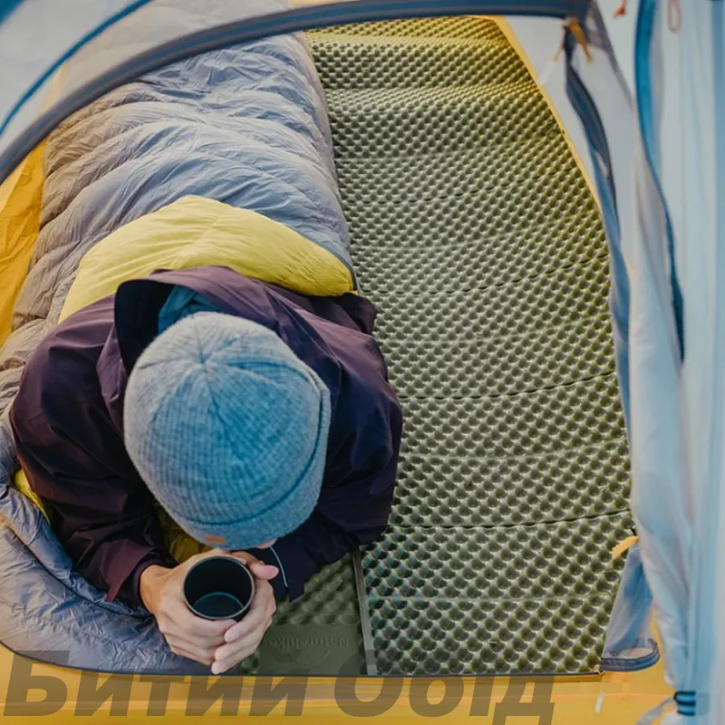 Килимок туристичний складаний двомісний IXPE Naturehike CNK2450WS044 з алюмінієвою плівкою, 200x120x1.8 см