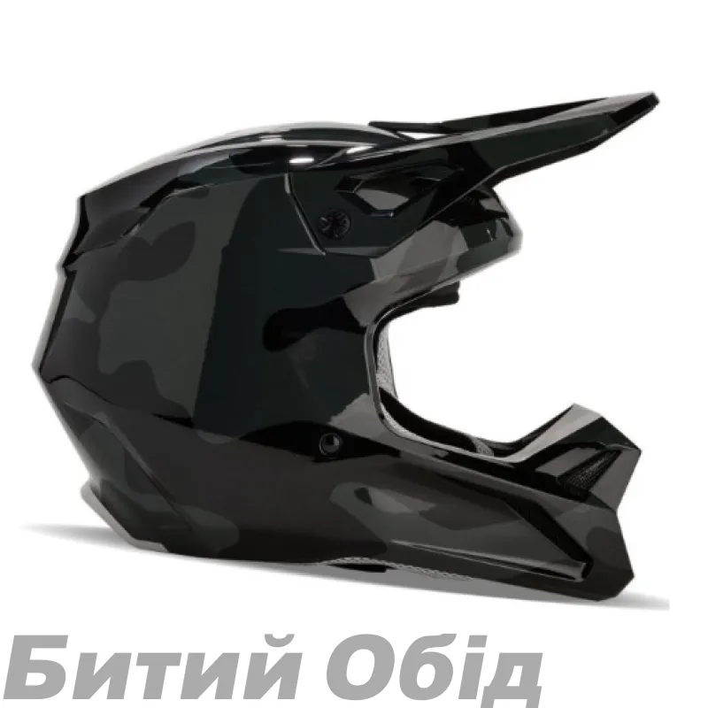 Шлем FOX V1 Helmet - BNKR [Black]