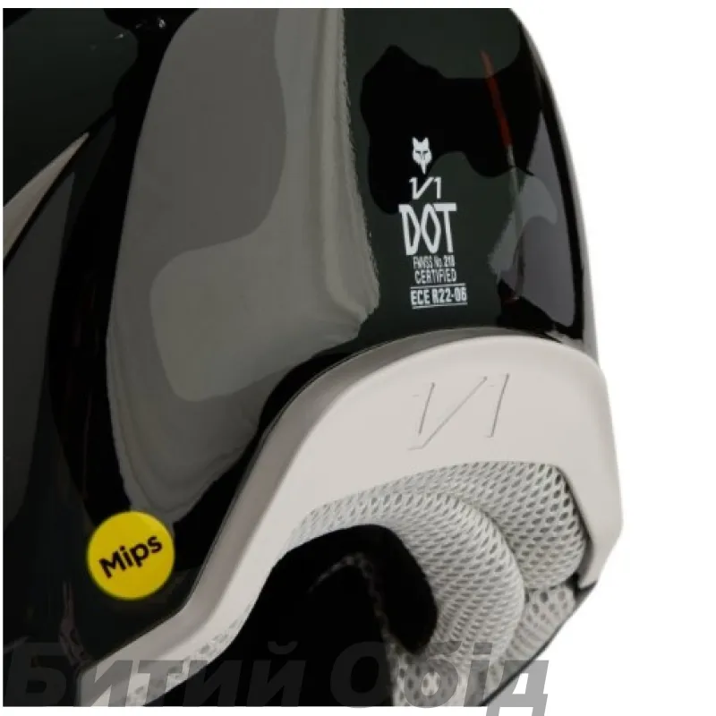 Шлем FOX V1 Helmet - BNKR [Black]