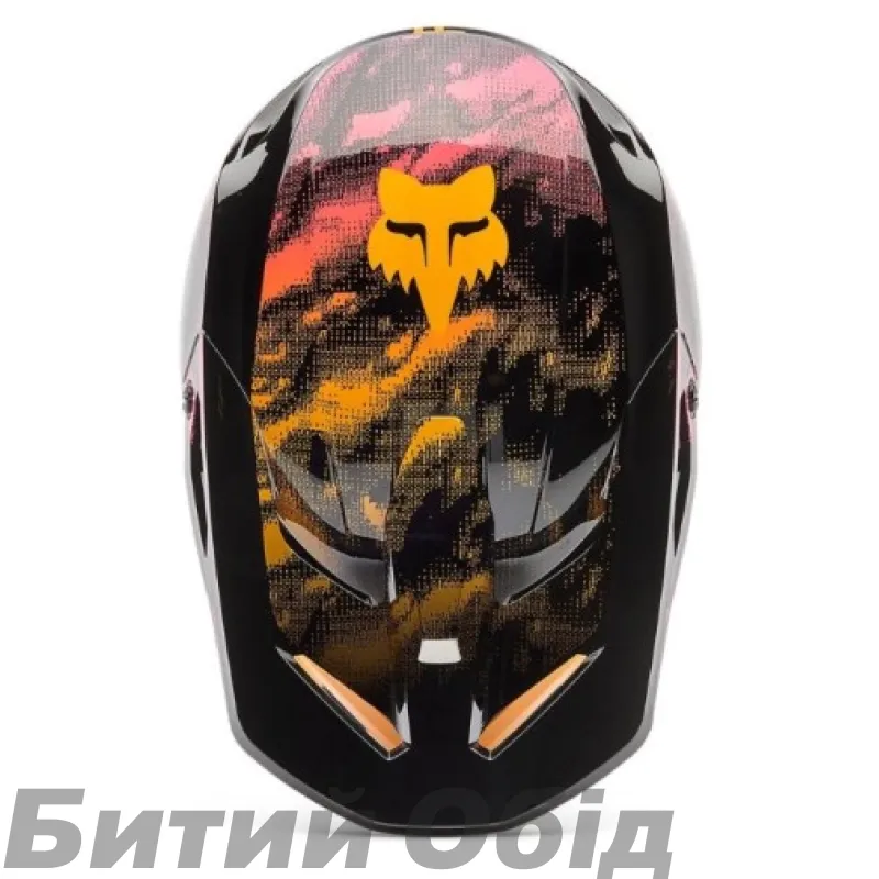 Шлем FOX V1 Helmet - KAIROS [Tangerine]
