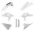 Пластик Polisport ENDURO kit - Beta (18-) [White], Beta