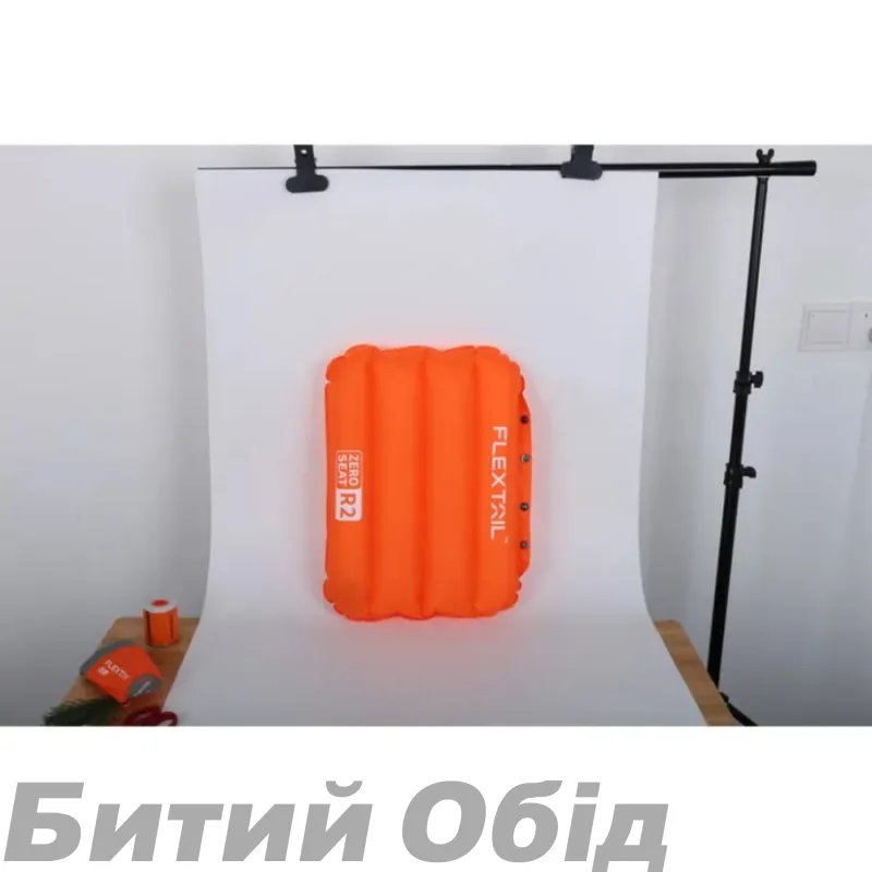 Сидушка надувна Flextail Zero Seat R02, 70 мм, помаранчева