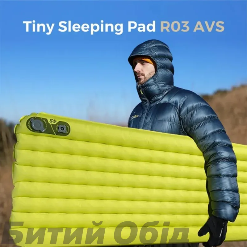Килимок самонадувний Flextail Tiny Slleeping Pad R03 AVS, зелений