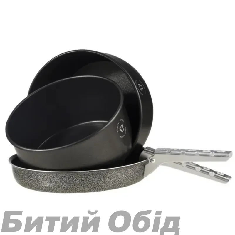 Набір посуду Trangia Tundra I 1.75/1.5 л (два котелки, сковорода, ручка, чохол)