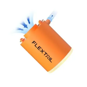 Насос-фонарь кемпинговый Flextail Tiny Pump Х, оранжевый